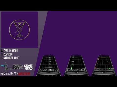 Zeal and Ardor - Row Row (Guitar/Bass/Drum Chart)