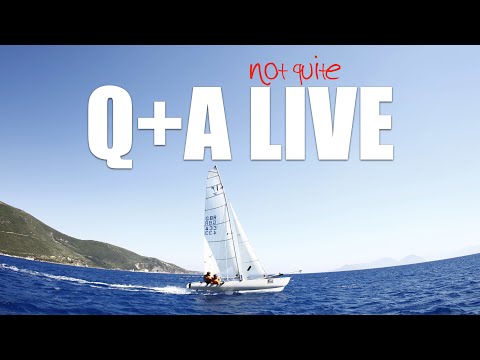 Q+A mostly about downwind sailing.