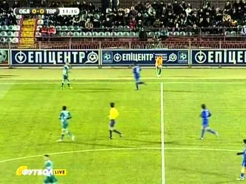 Чемпионат Украины 20102011  14 й тур  Оболонь   Таврия 1 тайм