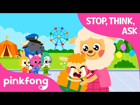 停一停，想一想，問一問｜不，不要陌生人｜保持安全｜兒童安全｜粉紅安全別動隊 (Stop, Think, Ask | No, No Stranger | Stay Safe | Kids' Safety | Pinkfong Safety Rangers)