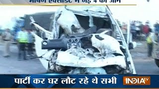 4 Students Die in a Major Car Accident at Ambala-Delhi National Highway | India Tv