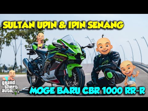 SULTAN UPIN IPIN MODIF KAWASAKI NINJA ZX10RR KNALPOT SC MOTOR KW - GTA V MOD UPIN & IPIN SPESIAL