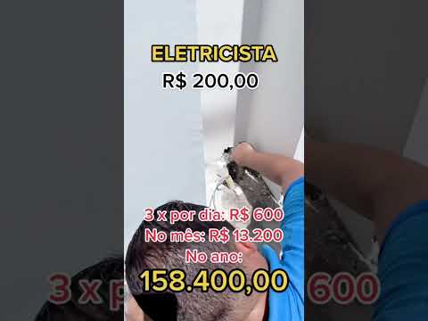 ELETRICISTA - APRENDA COMO FAZER MAIS DE 13 MIL REAIS NO MÊS!!!!! #shorts