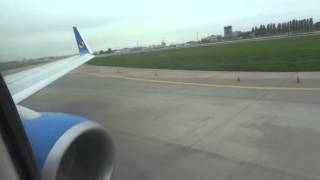 preview picture of video 'Aerosvit landing in Boryspil, Kyiv, Ukraine'