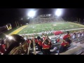 Hey Baby : Trombone Gopro POV highschool marching band - football stands
