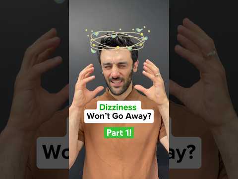 Part 1- A three-step assessment PLUS a starter strategy to get some relief from dizziness! #dizzy