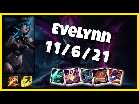 Evelynn 10.25 S11 Jungle Challenger Replay (11/6/21) - BR