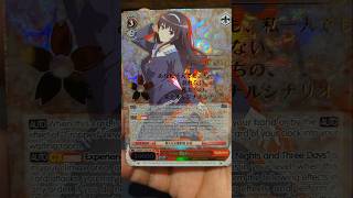 Saekano Weiss Schwarz Unboxing Part 3!!! #weissschwarz #anime #saekano #tradingcards #animecardgame