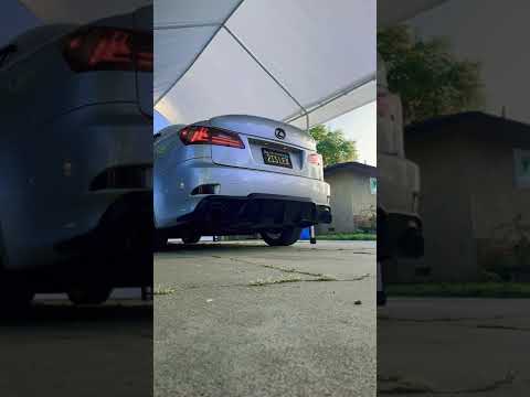 IS 350 muffler delete w/ vibrant resonator