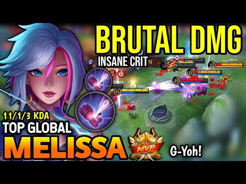 MELISSA BEST BUILD 2022 | TOP GLOBAL MELISSA GAMEPLAY | MOBILE LEGENDS✓