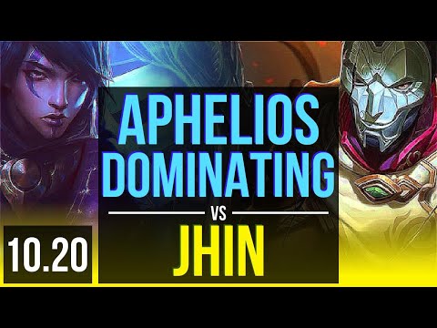APHELIOS & Nautilus vs JHIN & Sett (ADC) | Dominating | KR Master | v10.20