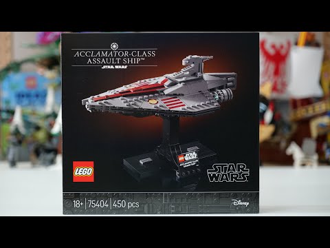 LEGO Star Wars 75404 Acclamator Class Assault Ship - LEGO Speed Build Review