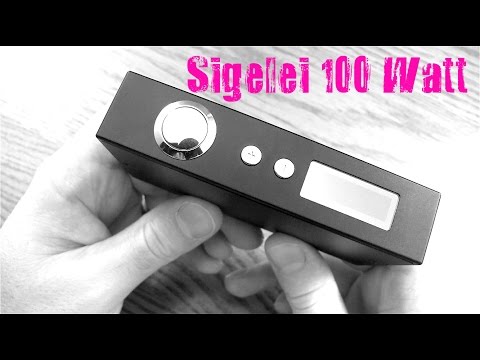 Боксмод Sigelei 100W (вариватт) - видео 3