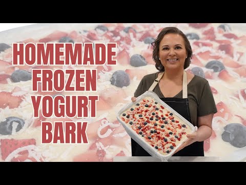 How to Make Frozen Yogurt Bark | Easy & Healthy Snack Recipe
