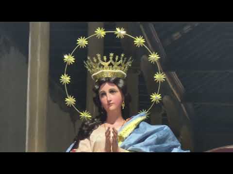 Llegando a Parroquia San Cristóbal  Mártir por Su restauración. Inmaculada Palín Escuintla 23.11.25