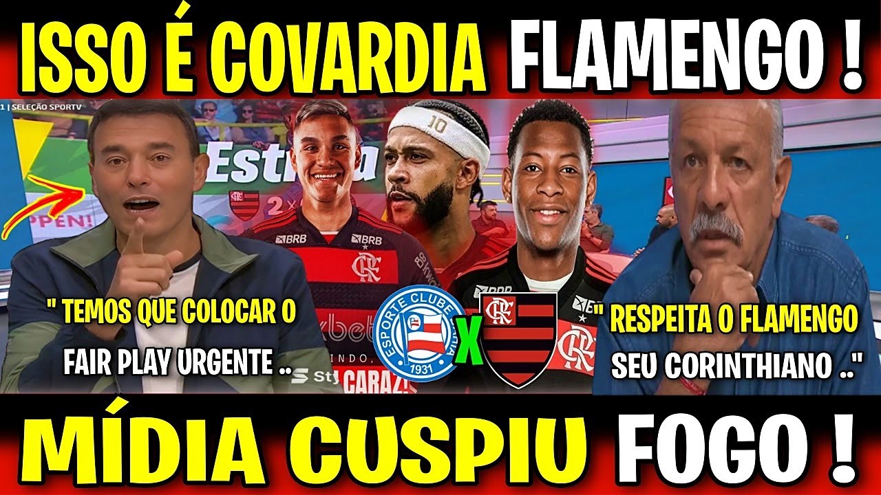 MÍDIA CUSPIU FOG0 COM OS NOVOS REFORÇOS DO MENGÃO! ALCARAZ E GONZALO PLATA FECHARAM|BAHIA X FLAMENGO