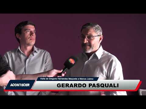 Marcos Juárez: Gregorio Hernández Maqueda estuvo de visita en la ciudad. Más detalles