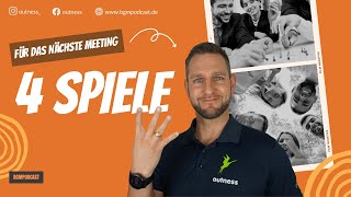 4 Spiele für das nächste Teammeeting | Kennenlernenspiele | Kommunikation fördern | BGM Spiele | BGF