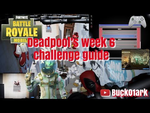 Deadpool’s Week 6 Challenge Guide