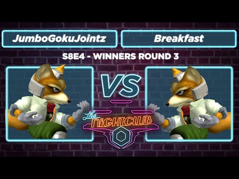 The Nightclub S8E4 - JumboGokuJointz (Fox) vs Breakfast (Fox) - WR3 SSBM
