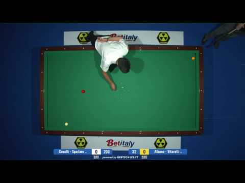 Cavalli/Spadaro VS Albano/Vitarelli - Campionato Italiano Biliardo 2016/2017(Torino)