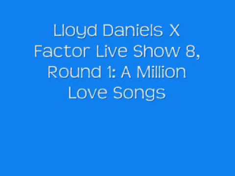 Lloyd Daniels - The X Factor 2009 - Live Show 8, Round 1: A Million Love Songs