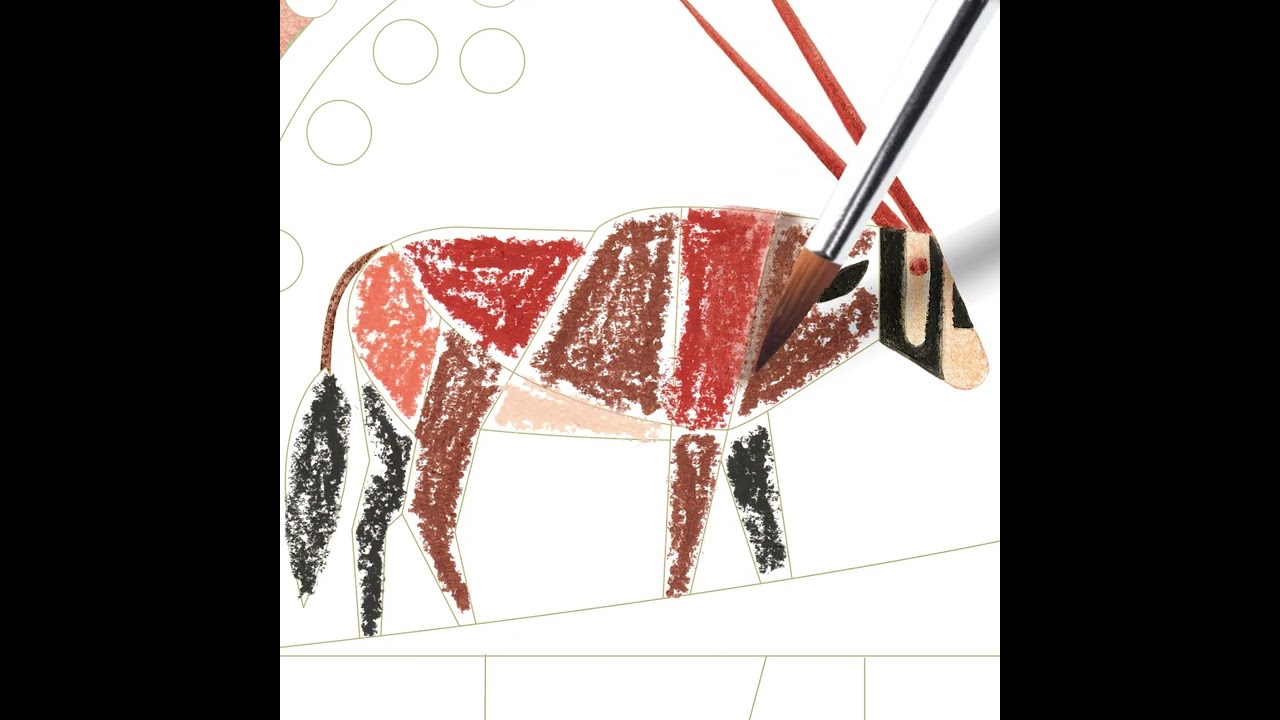 Художній комплект для малювання DJECO Пустеля (DJ09373)