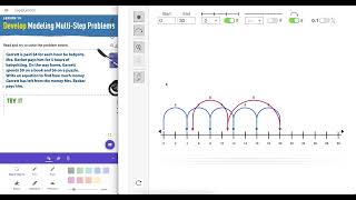 How to Use iReady Number Line Tool