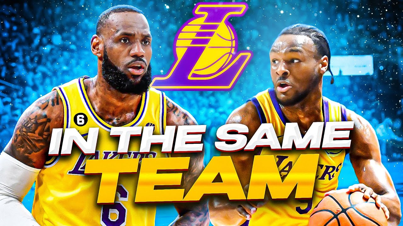 Bronny James and Lebron FINALLY in the same TEAM!