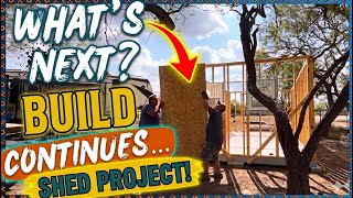 Shed BUILD Continues… | WOW Making Progress! | South Texas Living 