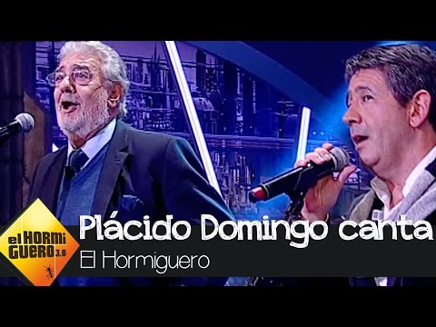 Plácido Domingo canta en directo junto a su hijo - El Hormiguero 3.0