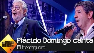 Plácido Domingo canta en directo junto a su hijo - El Hormiguero 3.0