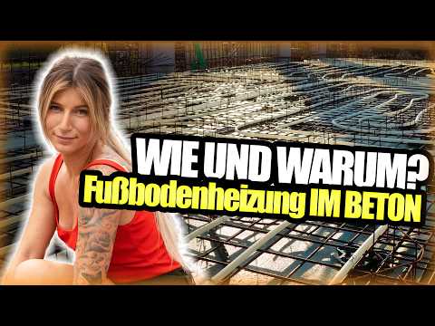 How to Fußbodenheizung IM BETON verlegen 🌡️🧱 - mit Maurermeisterin Tschulique