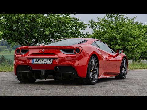 Ferrari 488 GTB Sound & Acceleration ( Pure Sound )