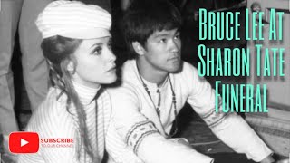 Bruce Lee At The Funeral Of Sharon Tate, 1969