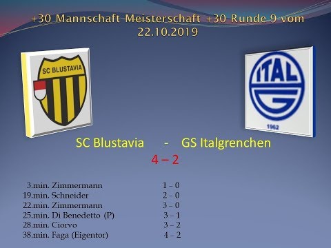 +30 Meisterschaft SC Blustavia - GS Italgrenchen
