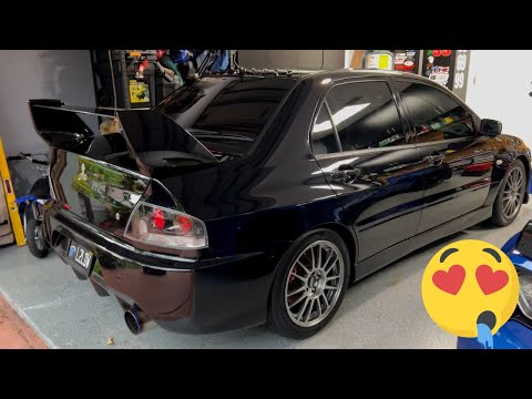 Evo 9 Exterior Restoration part 3 (Replacing Every Exterior trim)