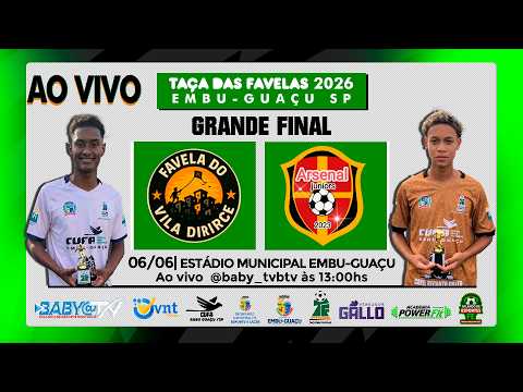 GRANDE FINAL | TAÇA DAS FAVELAS EMBU-GUAÇU SP  | F . VILA DIRCE 🆚 F .JD  EMÍLIA