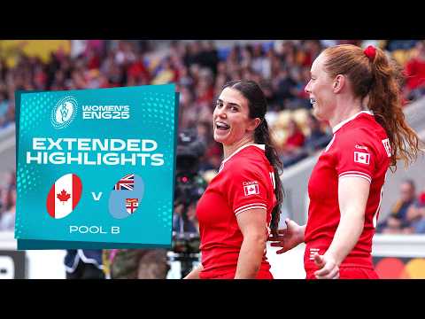Epic DOUBLE HAT-TRICK  | Canada v Fiji | Rugby World Cup 2025 | Extended Highlights