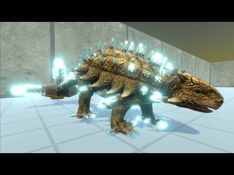 TESLA ANKYLOSAURUS - Animal Revolt Battle Simulator