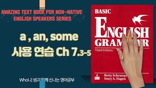 a an 과 some 의 쓰임(Ch7.3 7.4 7.5)