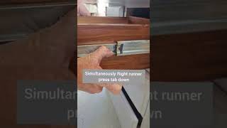 Download lagu How to remove drawers on metal side / slide runners mp3