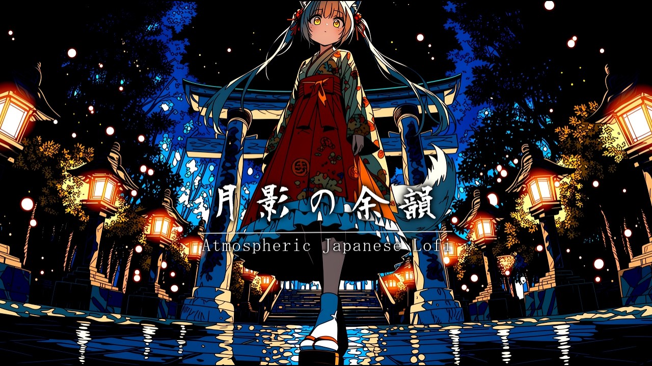 Nocturnal Whispers 🌙 Minimal Japanese Lofi for Focus / 月影の余韻