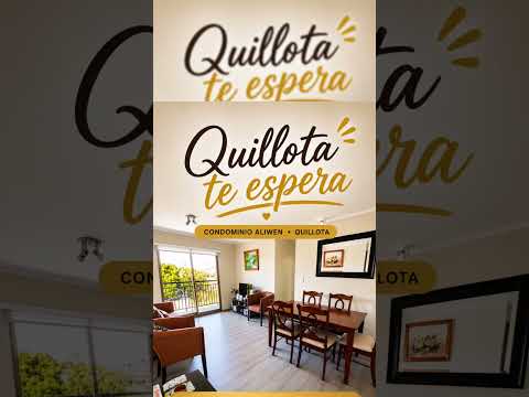 Departamento Amoblado en Quillota | 3 Dormitorios, 2 Baños y Estacionamiento