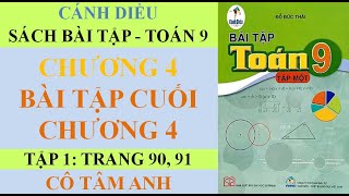 Sách bài tập - Toán 9 - Cánh diều - Chương 4 - Bài tập cuối chương 4 - Cô Tâm Anh