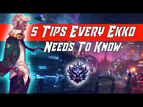 5 Tips Every Ekko NEEDS To Know! League of Legends Ekko Guide 2020 Season 10 Preseason!