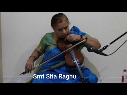 Vidushi Smt Sita Raghu Violin Concert on the eve of Vaggeyakara Utsavaalu Presented by SSV