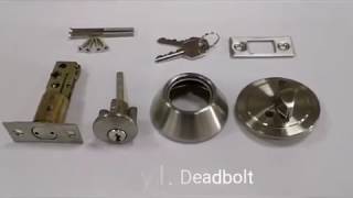 How to Install a Single Cylinder Combo Lockset