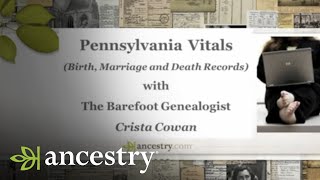 How to Find a Birth, Marriage or Death Record in Pennsylvania | Ancestry