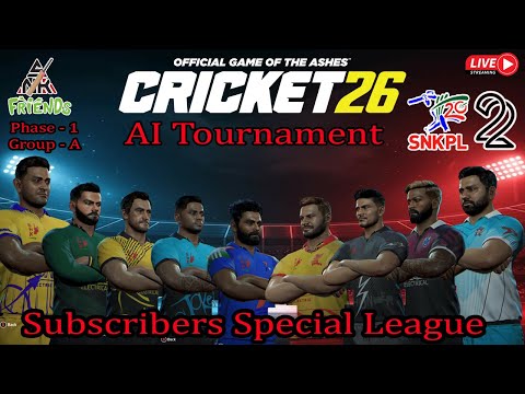 SNK Premier League-22 Phase-1 Group-A Round-17 | Subscribers Special Cricket League #cricket26